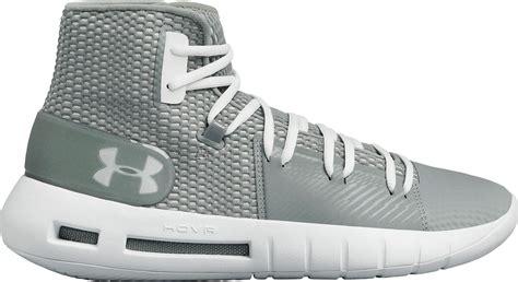 Under Armour Rubber Hovr Havoc Basketball Shoes in Grey/White (Gray ...