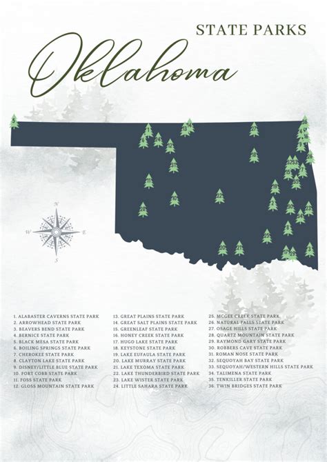 Oklahoma State Park Map: Your Guide to Outdoor Adventure