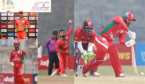 ACC MEN’S PREMIER CUP Ayaan, Bilal shine in Oman’s big victory over Qatar - Oman Cricket