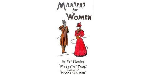 Manners for Women by Mrs. Humphry