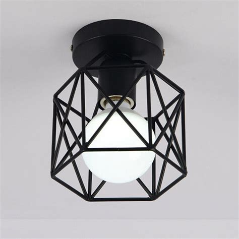 LED Ceiling Lamp Brightness Black Shade Wall Lamp for Living Room (White Light) | eBay