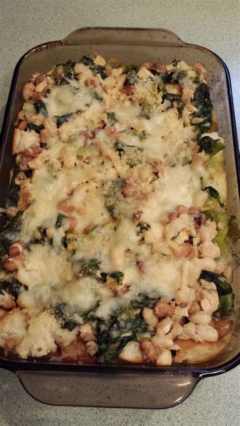 "So what are you making for dinner?": Escarole and Beans Casserole