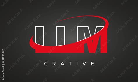 LLM creative letters logo with 360 symbol vector art template design Stock Vector | Adobe Stock