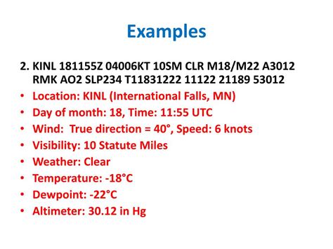 PPT - Lab 2: METAR Decoding and Station Observations PowerPoint ...