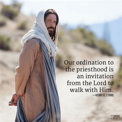 Our ordination to the priesthood is an invitation from the Lord to walk with Him - Latter-day ...