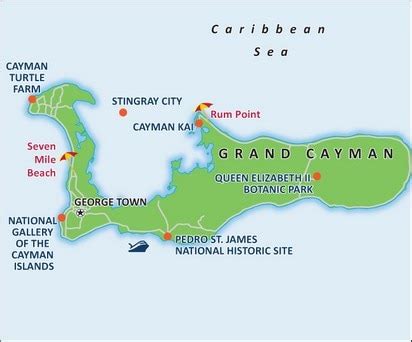 Grand Cayman Carnival Port Map