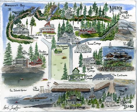 Malden Island Map - Etsy