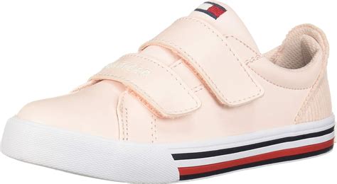 Amazon.com | Tommy Hilfiger Kid's HERRITAGE ALT Sneaker, Light Pink, 8.5 Toddler US Toddler ...