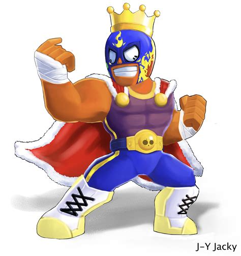 Brawl stars fan art El Rey Primo Skin remodel n3 : r/Brawlstars