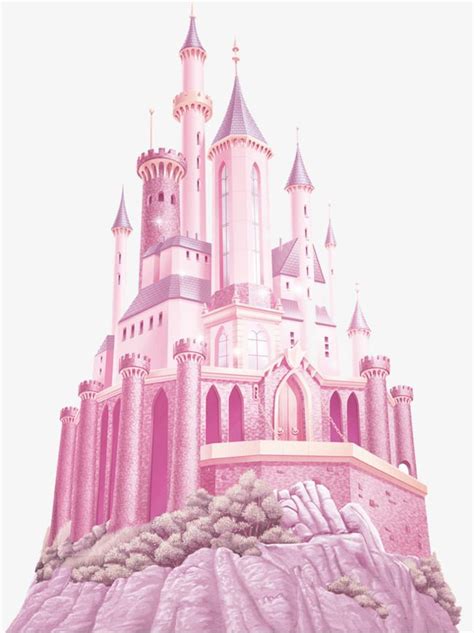 Pink Castle PNG Images, Pink, Castle, Girly PNG Transparent Background - Pngtree | Disney ...