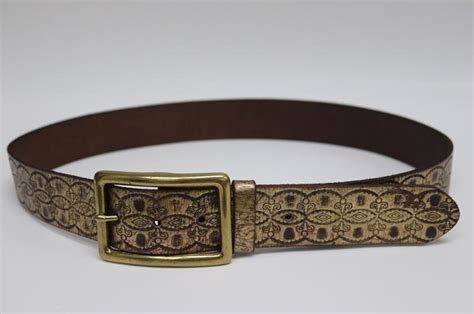 Embossed Leather Belt | Leather Products Supplier