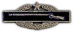 CIB 2nd award 1 1/4" Pin - 82nd Airborne Division Museum