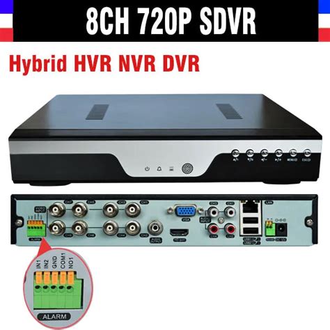 New CCTV 8ch 720P DVR H.264 Recorder 8 Channel CCTV SDVR Hybrid HVR NVR DVR 8 CH NVR Video ...