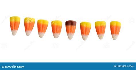 Halloween Candy Corn Isolated on Stock Photo - Image of october, candycorn: 16299352