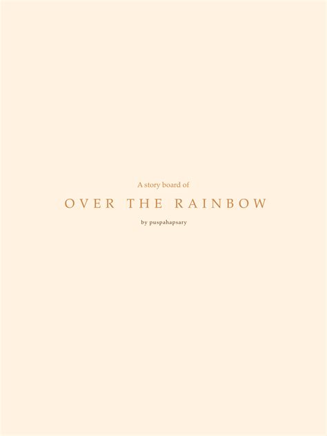 ANIMATED VIDEO LYRICS- Somewhere Over The Rainbow :: Behance