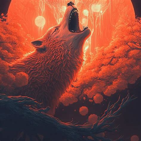 Red Wolf Art Digital Art by Kailooma X TheDol - Pixels