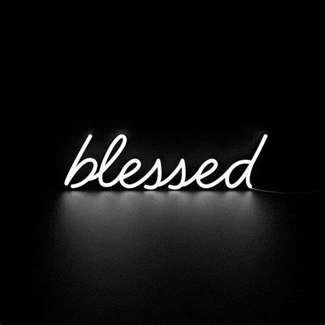 Blessed - HiNeon Custom Neon Sign