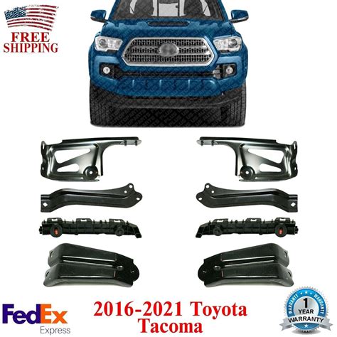 Front Bumper Brackets Mounting Kit LH & RH Side For 2016-2021 Toyota ...