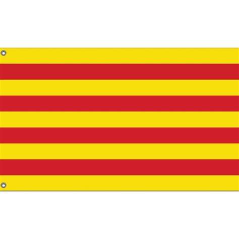 Crown of Aragon Flag Unique Design Print High Quality - Etsy