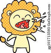 900+ Cartoon Lion Roaring Vectors | Royalty Free - GoGraph