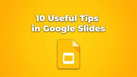 10 Useful Tips in Google Slides | AB Web Services