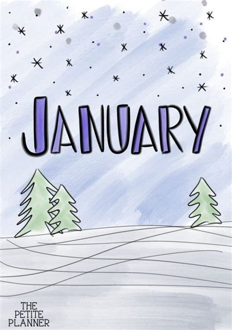 January Bullet Journal Ideas & Spreads for 2020 ⋆ The Petite Planner