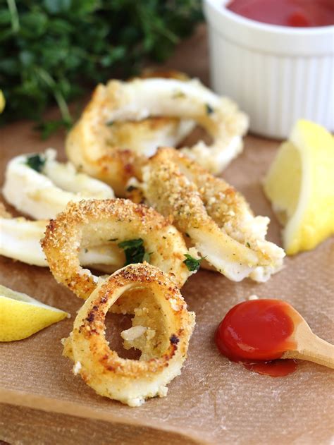 My Foodie Days | Oven baked calamari rings