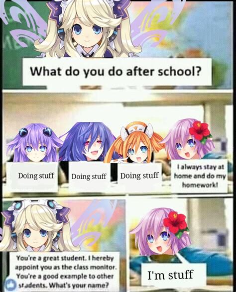 Nepgear is a hard worker : r/gamindustri