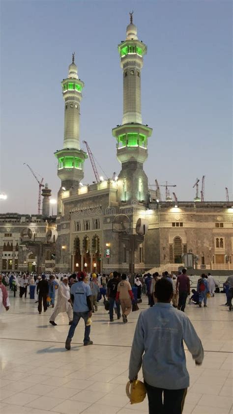 Masjidil Haram when Evening Stock Photo - Image of muslims, travel: 304158310