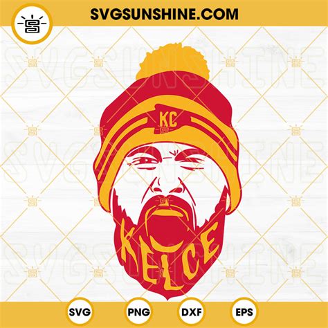 Travis Kelce SVG, Kelce 87 SVG, Chiefs SVG, KC Football SVG PNG DXF EPS Cut Files