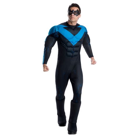 Halloween DC Super Heroes Nightwing Deluxe Adult Costume - Walmart.com