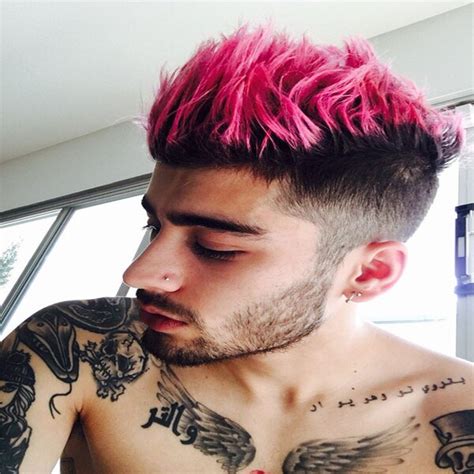 Think Pink from Zayn Malik's Hair Transformations | E! News Canada