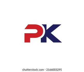 Pk Logo Design Vector Template Stock Vector (Royalty Free) 2166003295 ...