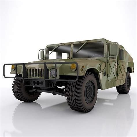 Hummer H1 Military Camouflage 3D model | CGTrader