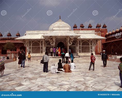 Tomb Of Sheikh Salim Chishti, Fatehpur Sikri, Agra Editorial Image ...