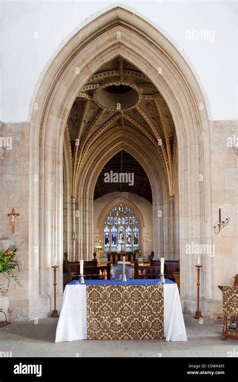 St Mary Church, Yatton, Somerset. Perpendicular church with wagon roof Stock Photo - Alamy