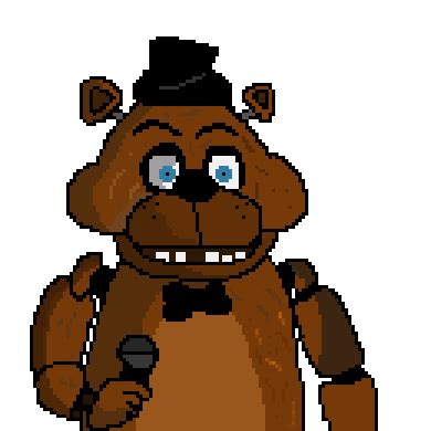 Freddy fazbear pixel art by Zelda67311 on Newgrounds