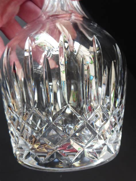 EDINBURGH CRYSTAL APPIN Wine / Port Decanter. 1960s Base with Etched ...