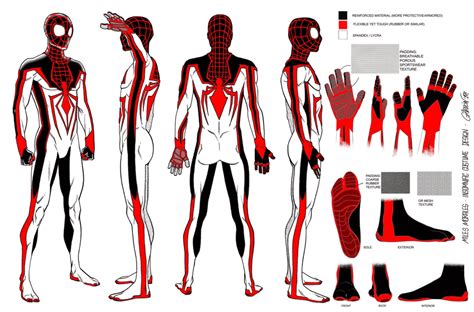 [ART] Spider-Man (Miles Morales) T.R.A.C.K. suit concept art for Insomniac Games' Spider-Man ...