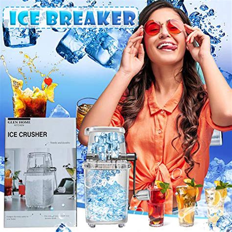 Ice Crusher Manual Ice Crusher Slush Machine Ice Cube Crushed Smoothies ...