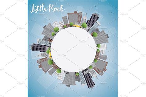 Little Rock Skyline | People Illustrations ~ Creative Market