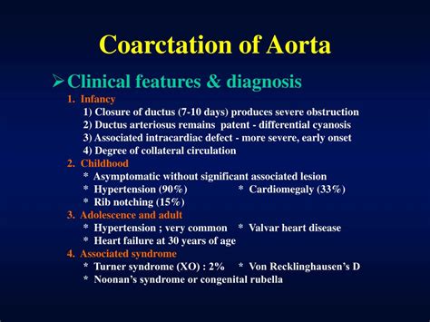 PPT - Coarctation of Aorta PowerPoint Presentation - ID:157220