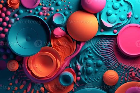 Creative colorful wallpaper background design illustration. 23719033 ...