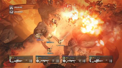 Helldivers is a challenging arcade-style bloodbath set in a boring ...