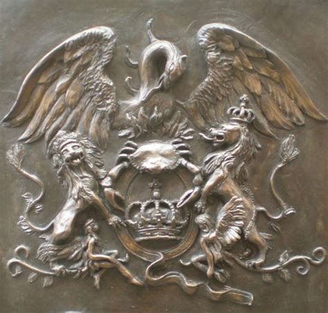 Queen Coat of Arms by Linda Preece | Sculpture, Relief sculpture, Inspirational sculpture