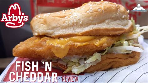 Arby's® Fish 'N Cheddar Sandwich Review! 🎩🐟🧀 - YouTube