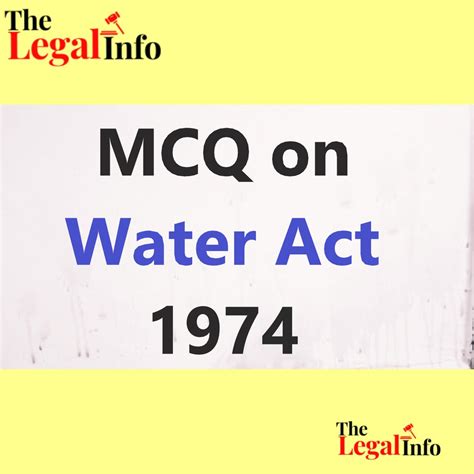 What Are The Objectives Of The Water Act 1974 - Oldmymages