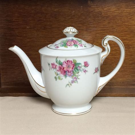 Jyoto China, Made in Japan, Hanford Pattern Teapot, Porcelain Teapot, Floral Teapot | Tea pots ...