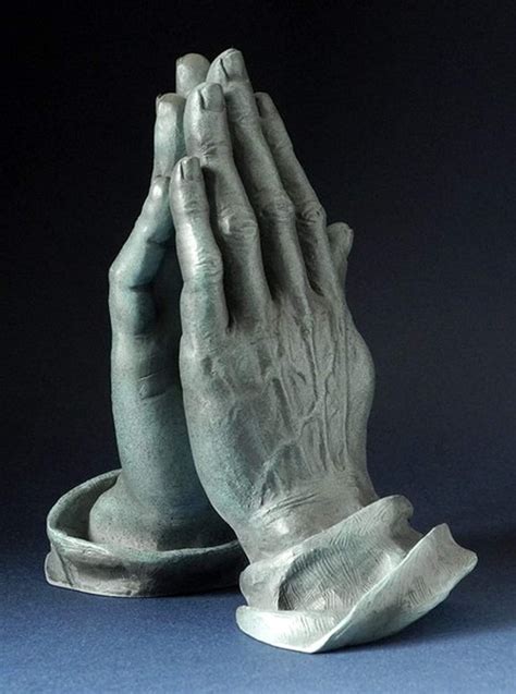 Praying Hands of an Apostle by Durer Bronze Statue for Christian | Aongking Sculpture