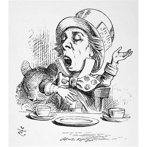 Carroll: Alice, 1865. /Nthe Mad Tea Party. Illustration By John Tenniel From The First Edition ...